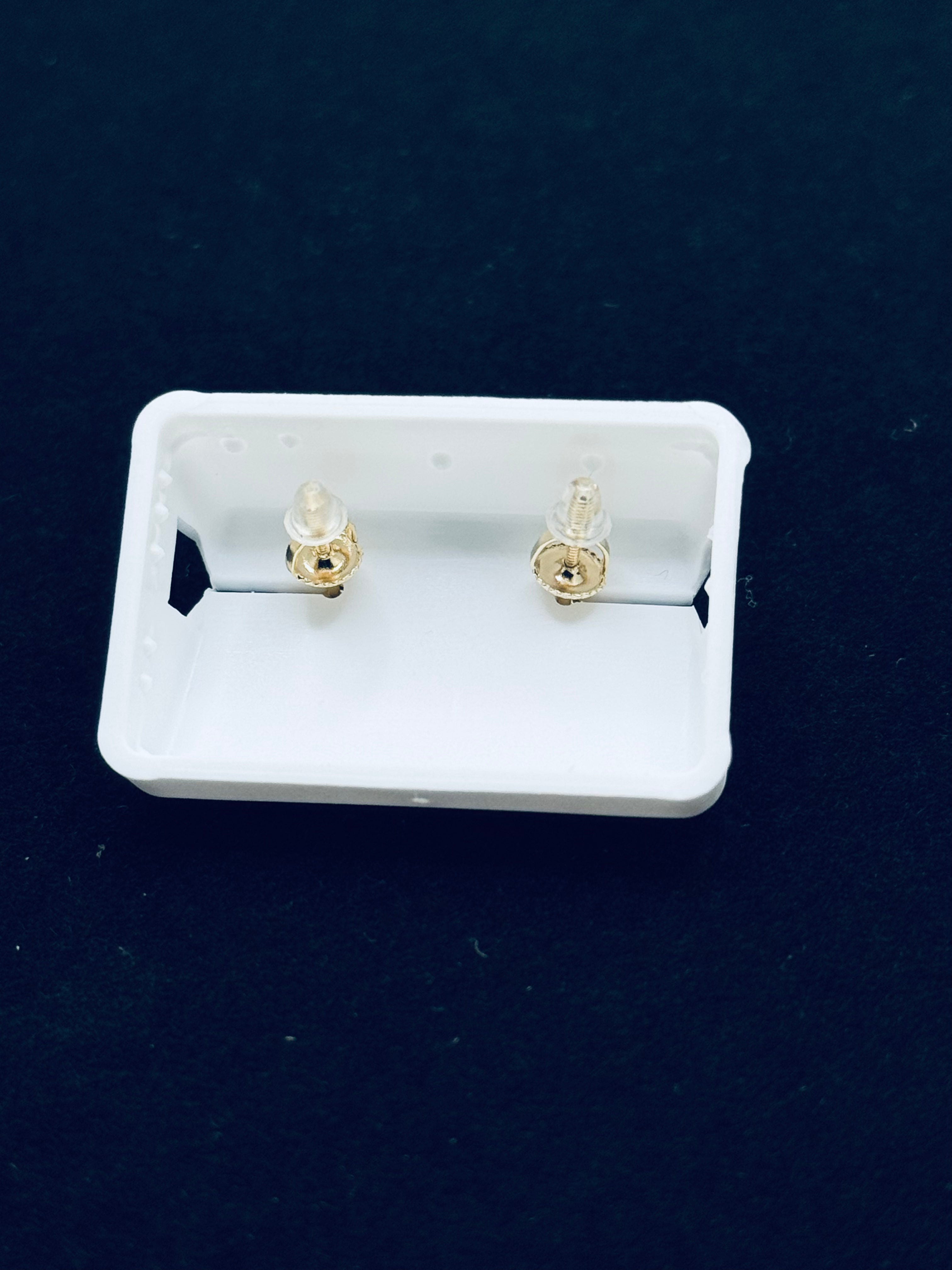 Squared Halo Baguette Earrings