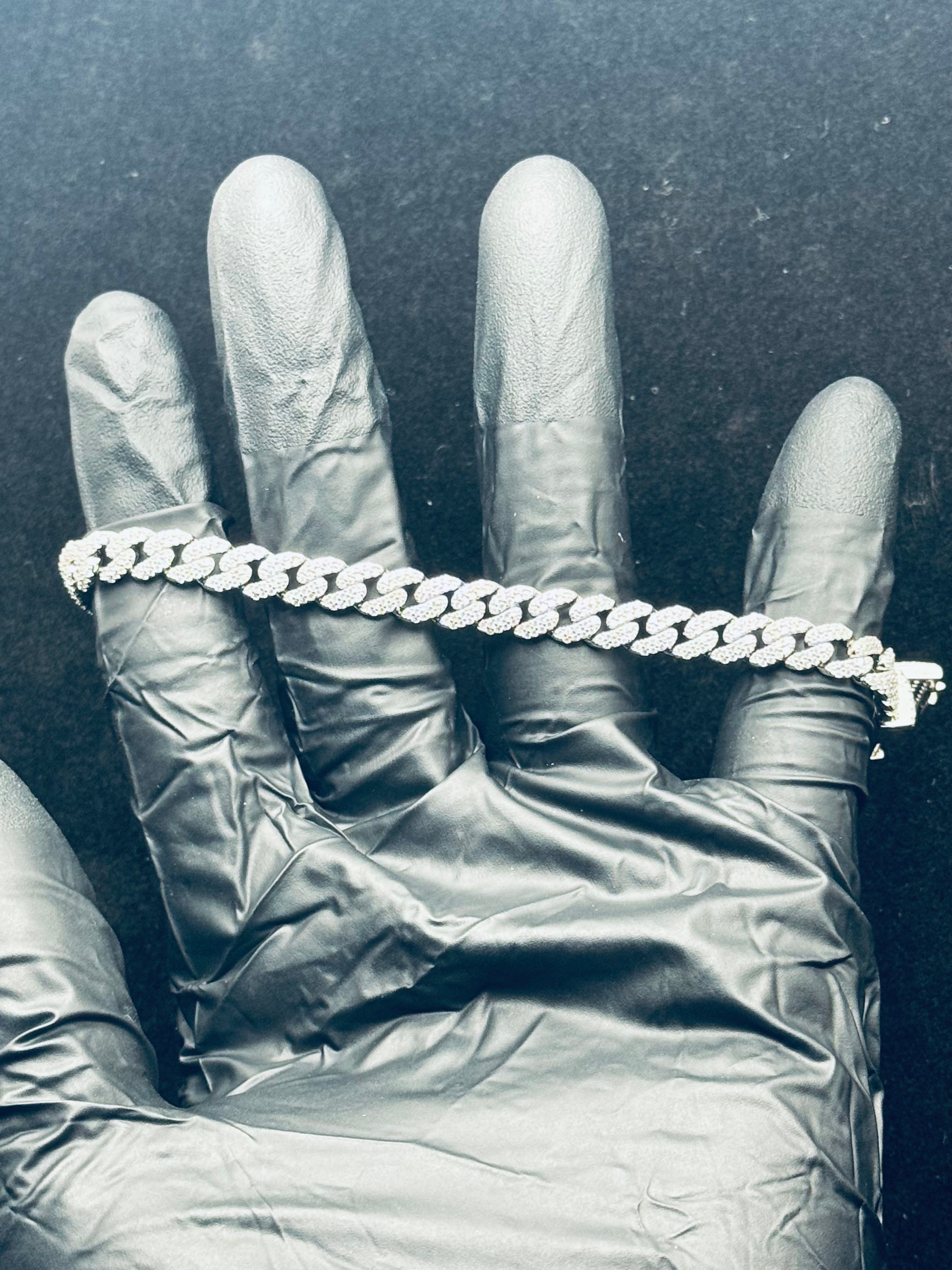 Moissanite Miami Cuban Link Bracelet