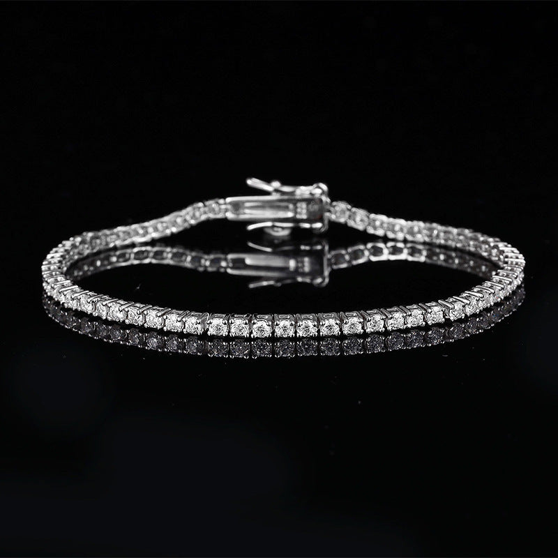 10 Pointer Moissanite Bracelet Tennis