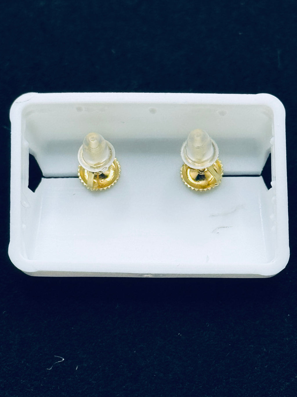 Gold Moissanite Stud Earrings