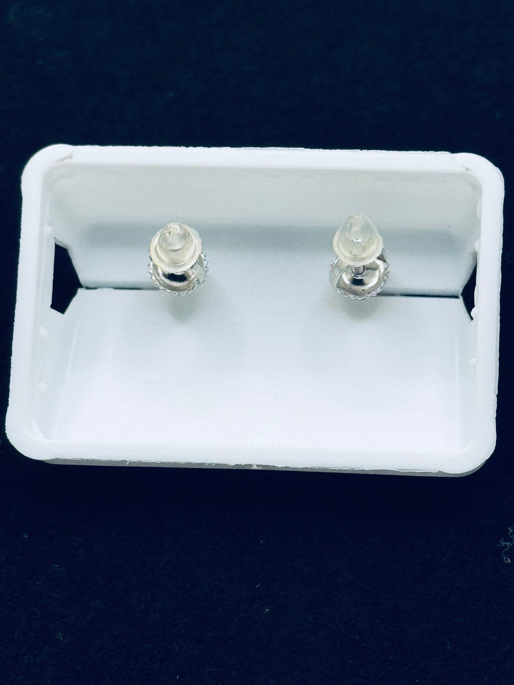 Halo Moissanite Stud Earrings