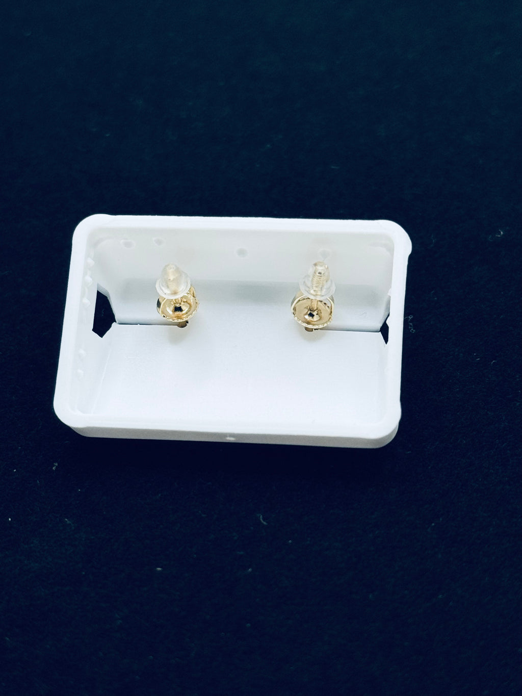 Squared Halo Baguette Earrings